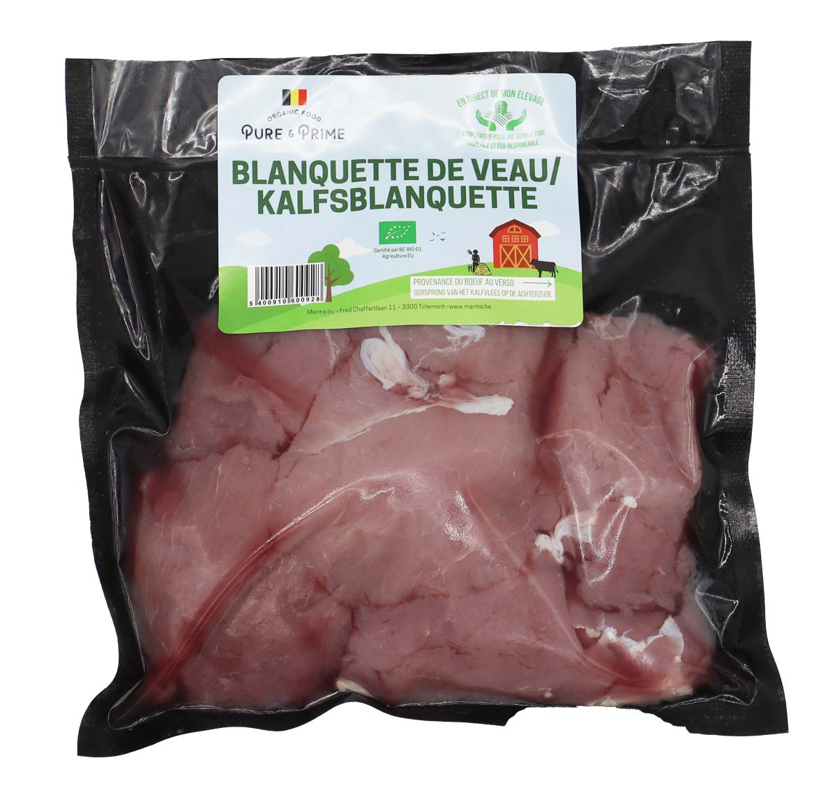 Pure & Prime Blanquette de veau bio 500g